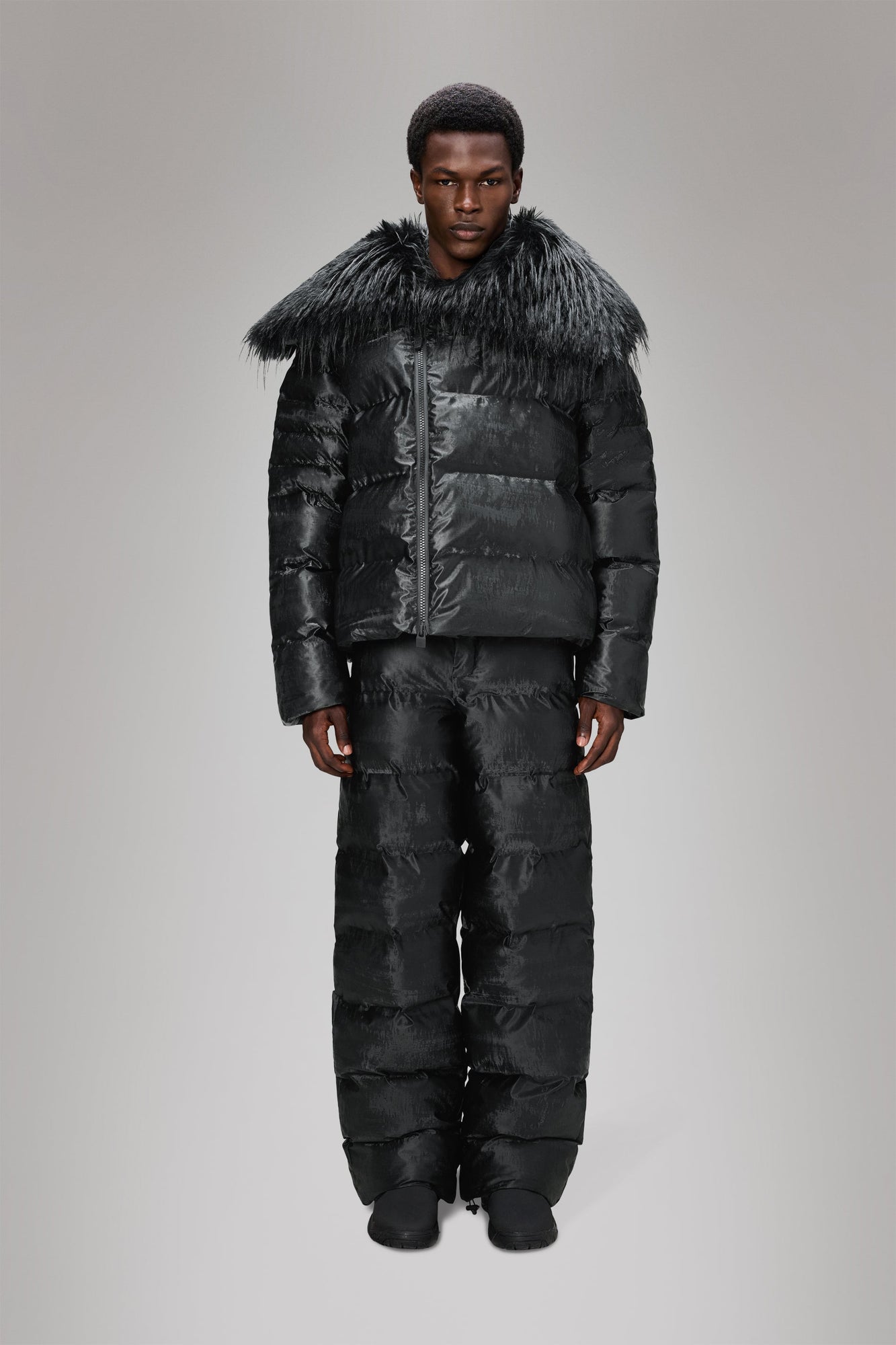 Rains Alta Vision Fleece Jacket Coal Jacket