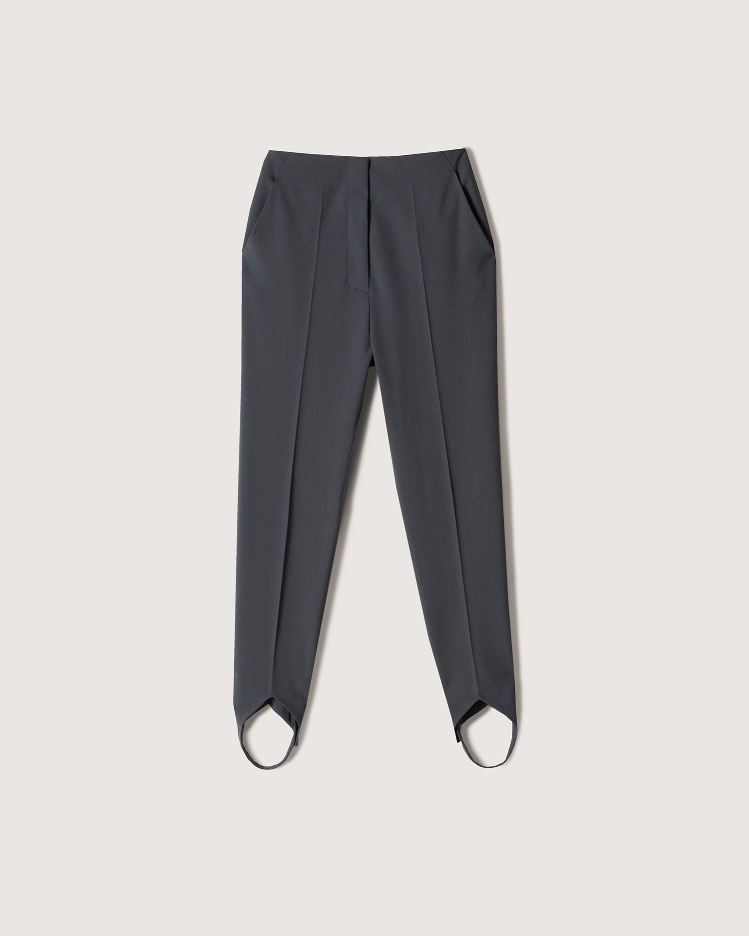 Womens | Darby Eco-Cady Stirrup Pants | Gray