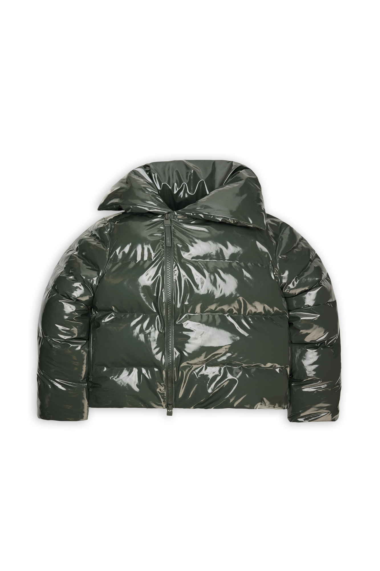 Rains Alta Vision Short Puffer Jacket Swamp Jacket