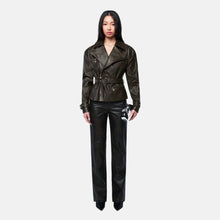 OW Collection DAPHNE Jacket Jacket 237 - Distressed Black