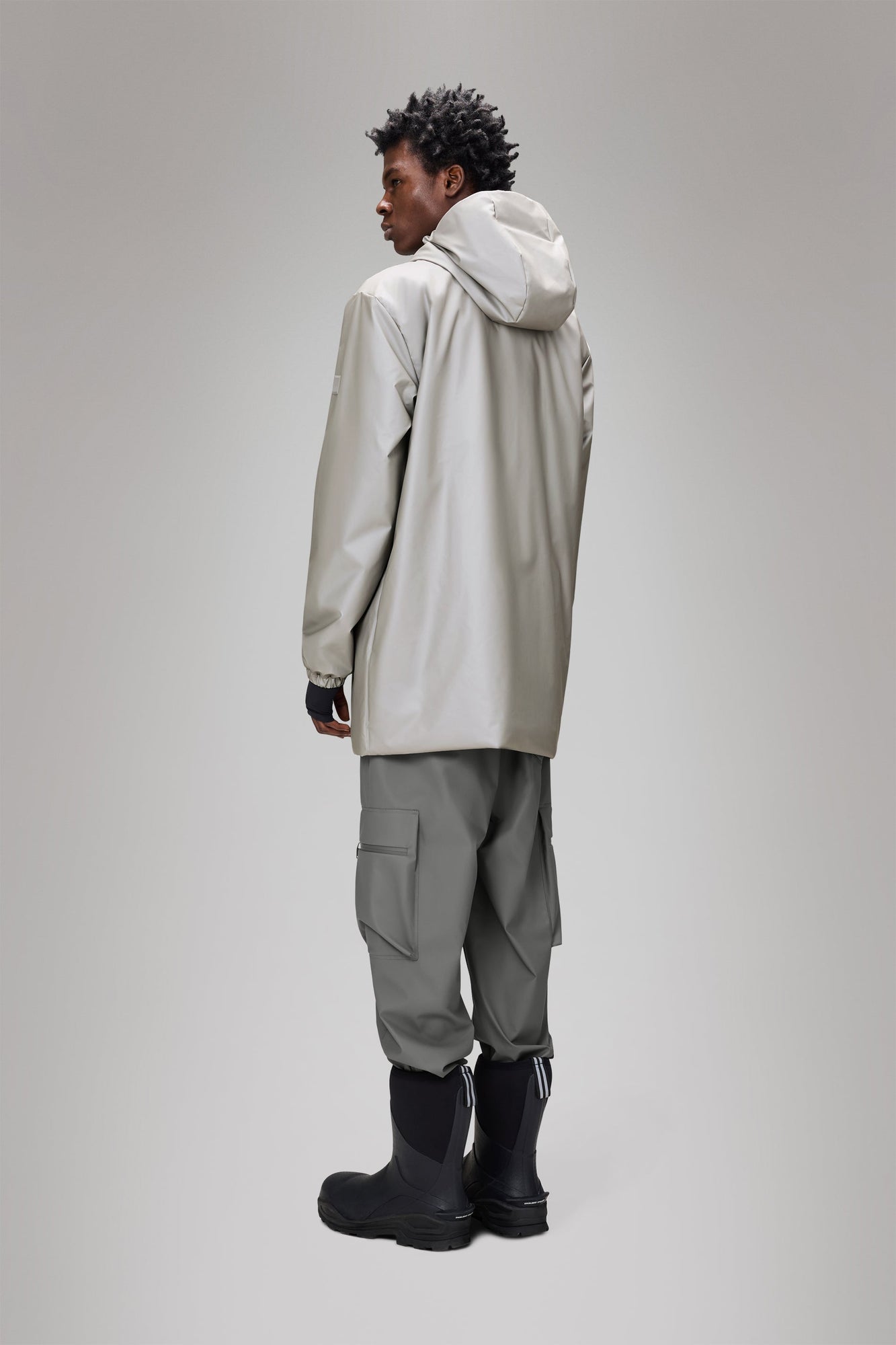 RAINS Lohja Long Insulated Jacket Nimbus Jacket