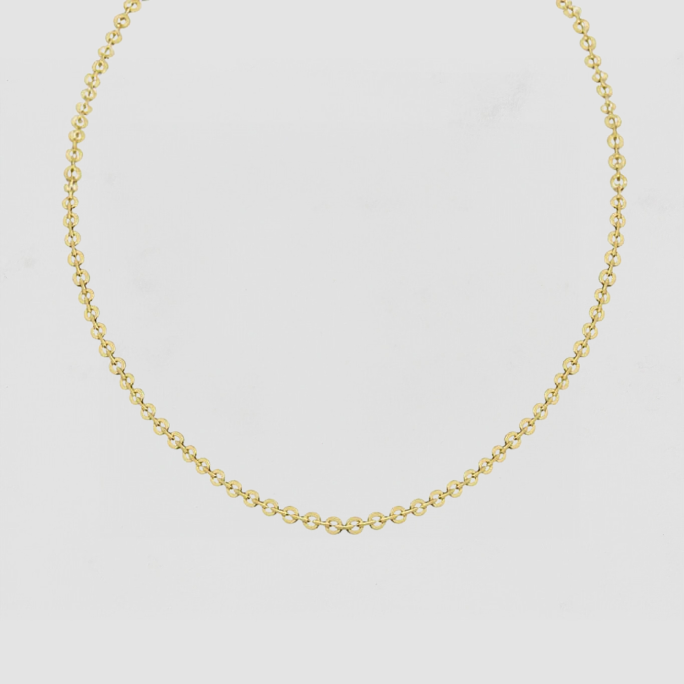 The Diamond Cut Cable Chain | Gold Vermeil