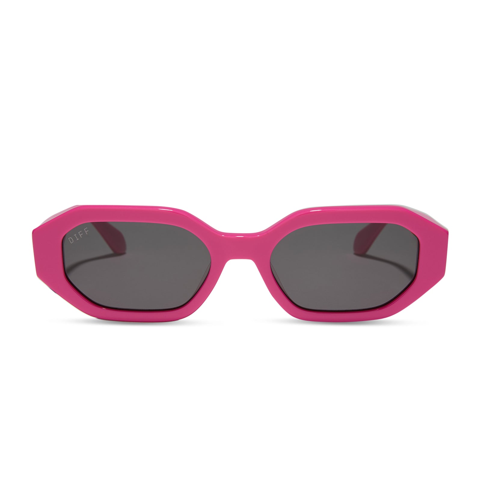 Womens | Allegra Sunglasses | Bright Pink | Grey Lenses