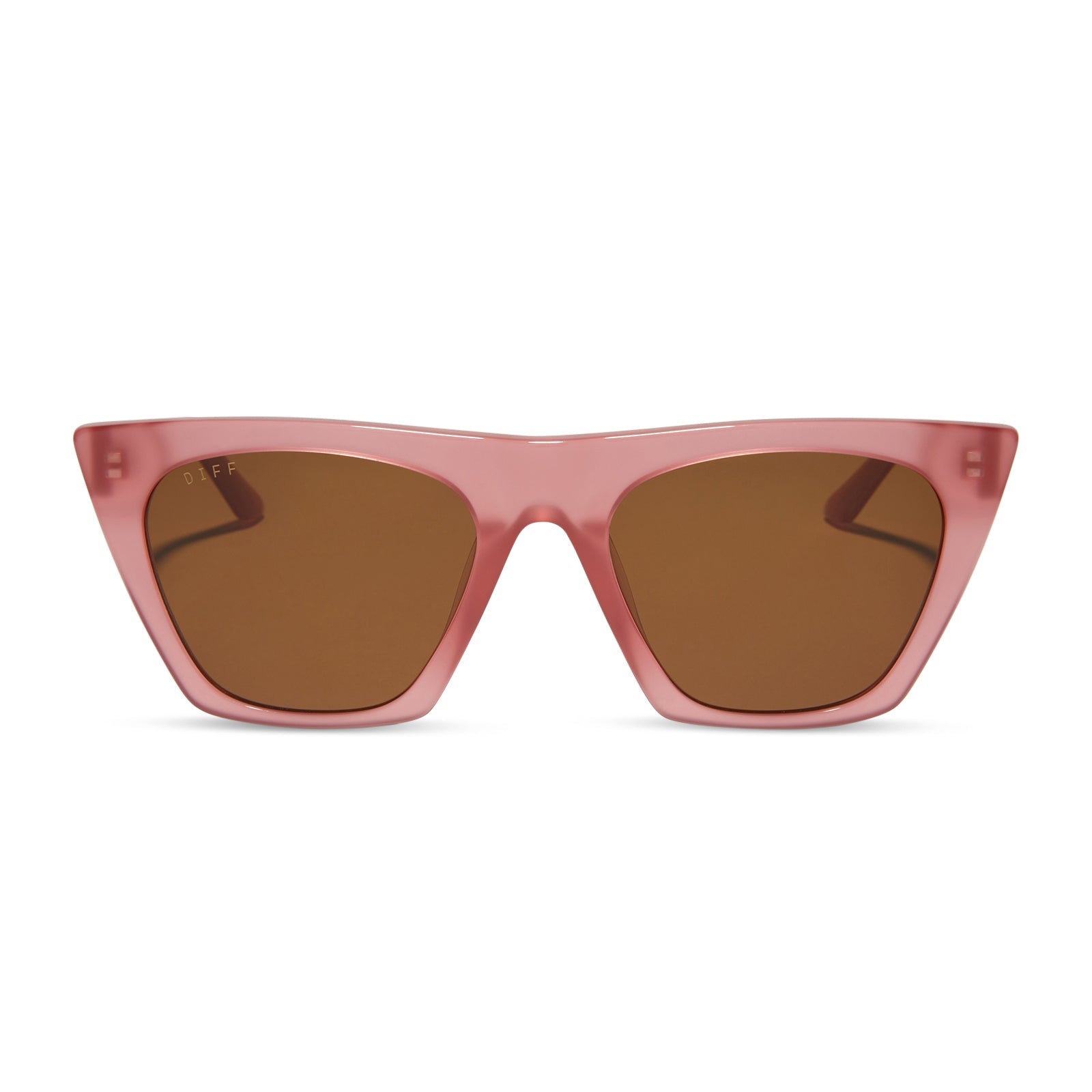 Womens | Avril Sunglasses | Guava | Brown Polarized Lenses