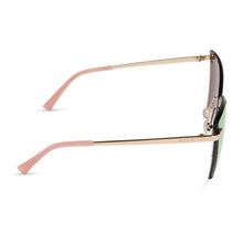 Womens | Becky V Sunglasses | Gold | Peach Lenses