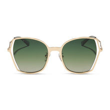 Womens | Donna III Sunglasses | Gold | Cool Matcha Gradient Polarized Lenses
