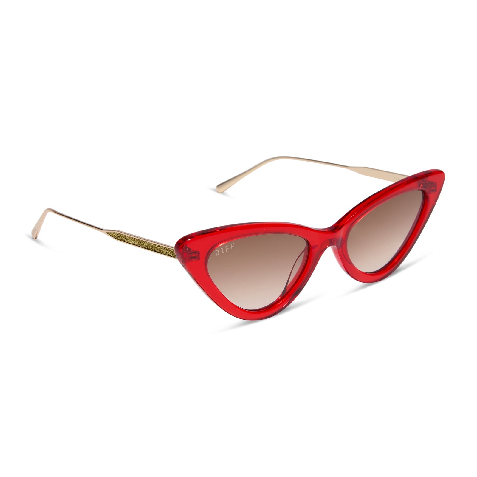 Womens | Mindy Sunglasses | Rouge Vogue | Warm Brown Gradient Lenses