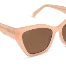 Womens | Evie Sunglasses | Peach | Brown Polarized Lenses