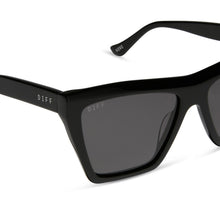 Womens | Vivi Sunglasses | Black | Grey Lenses