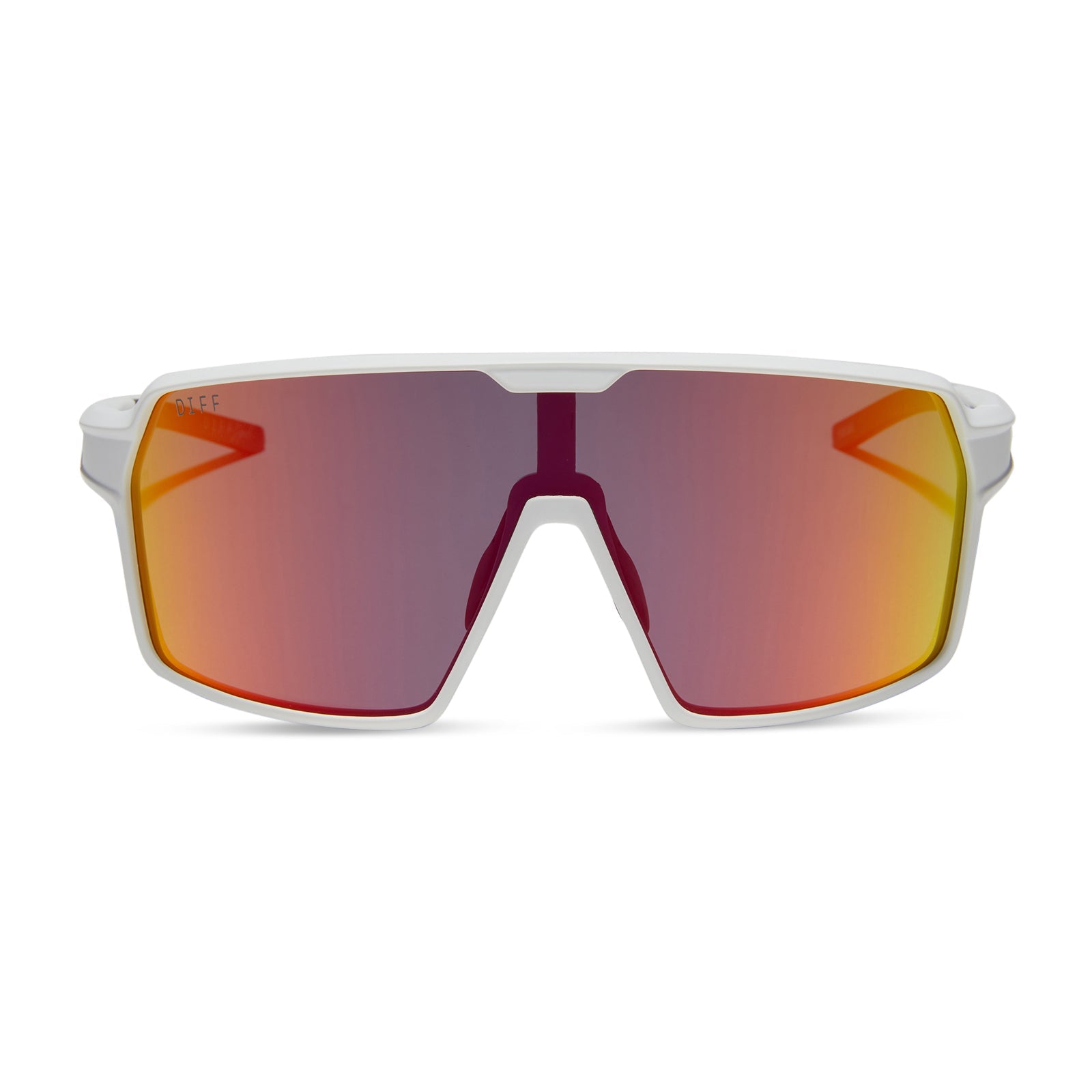 Womens | Charge Sunglasses | Matte White | Sunset Polarized Lenses