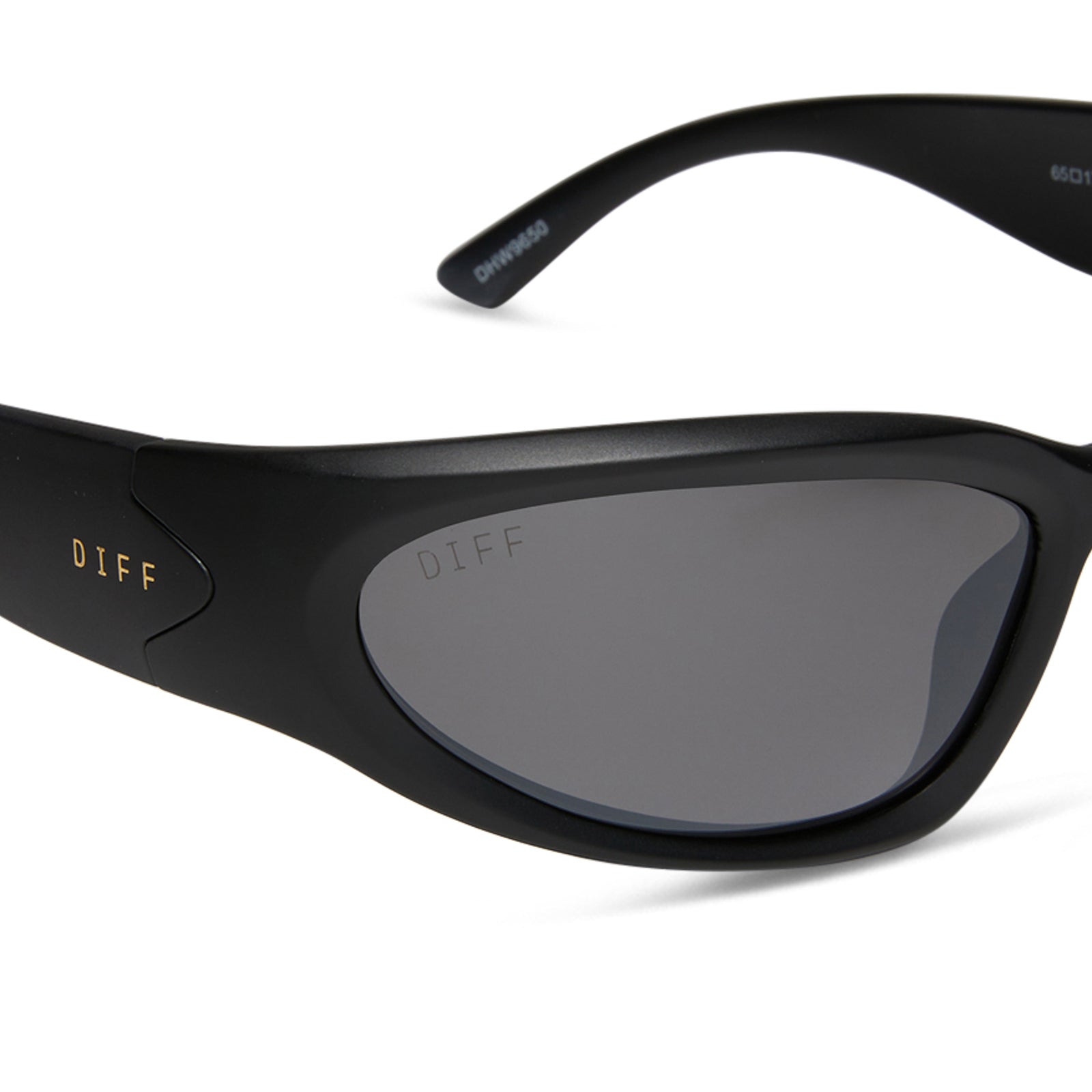 Unisex | Side Out Sunglasses | Matte Black | Grey W/ Silver Flash Polarized Lenses