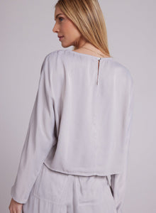 Dolman Sleeve Blouse - Silver Streak