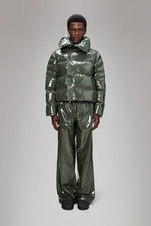 Rains Alta Vision Short Puffer Jacket Swamp Jacket