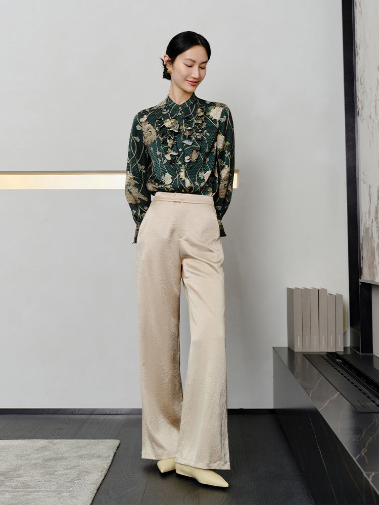 Mulberry Silk Shirt | Green
