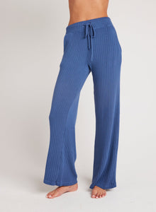 Easy Wide Leg Pant | Blue Steel