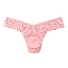 Signature Lace Low Rise Thong | Pretty In Peach (Pink)