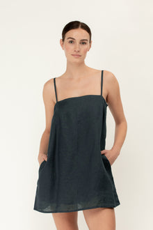 Faye Mini Dress | Petrol