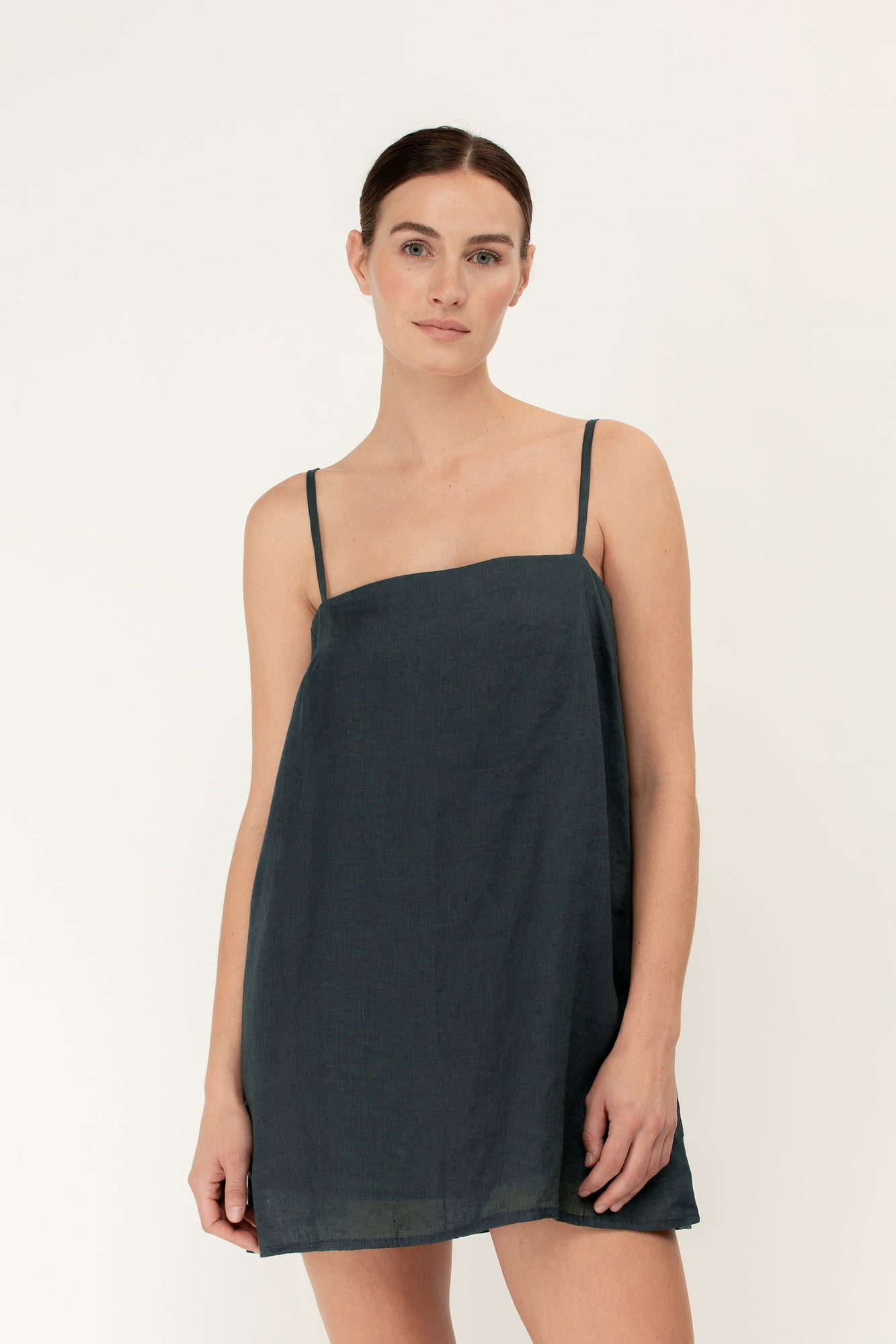 Faye Mini Dress | Petrol