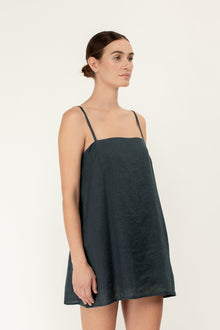 Faye Mini Dress | Petrol