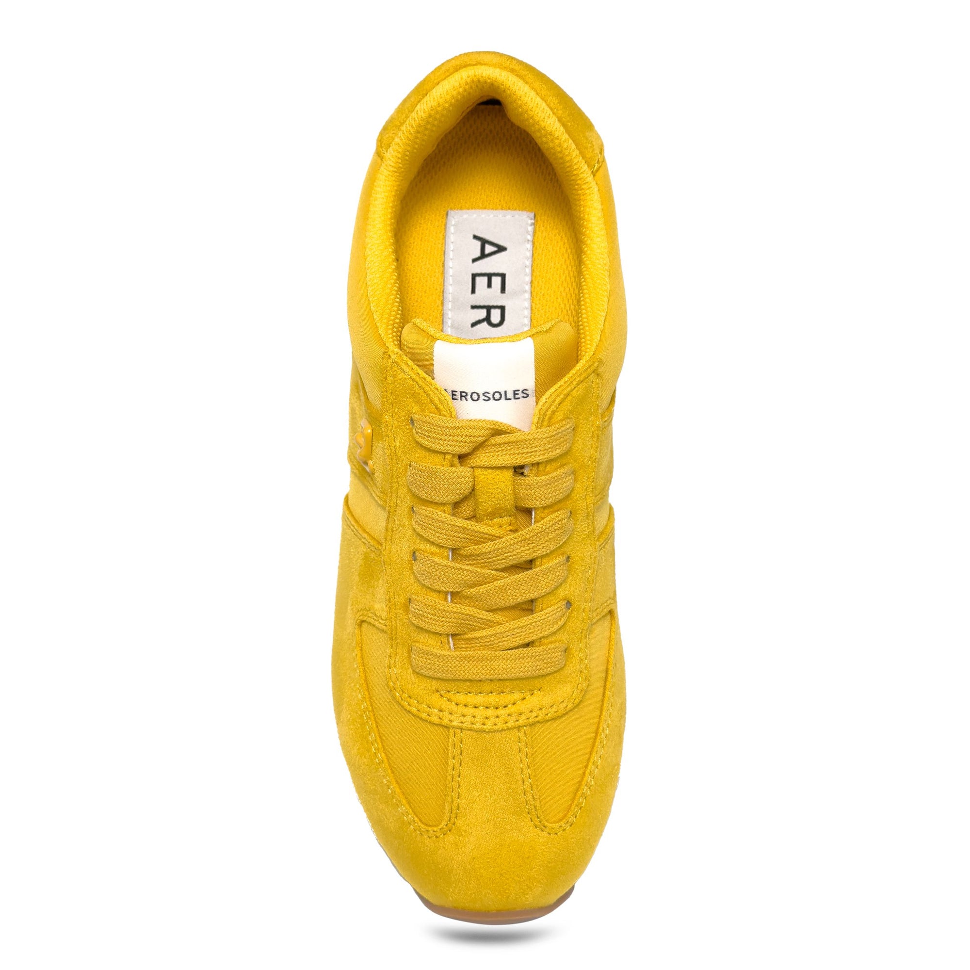 Jett Sneaker Lace Up | Golden Yellow Nylon/Faux Suede