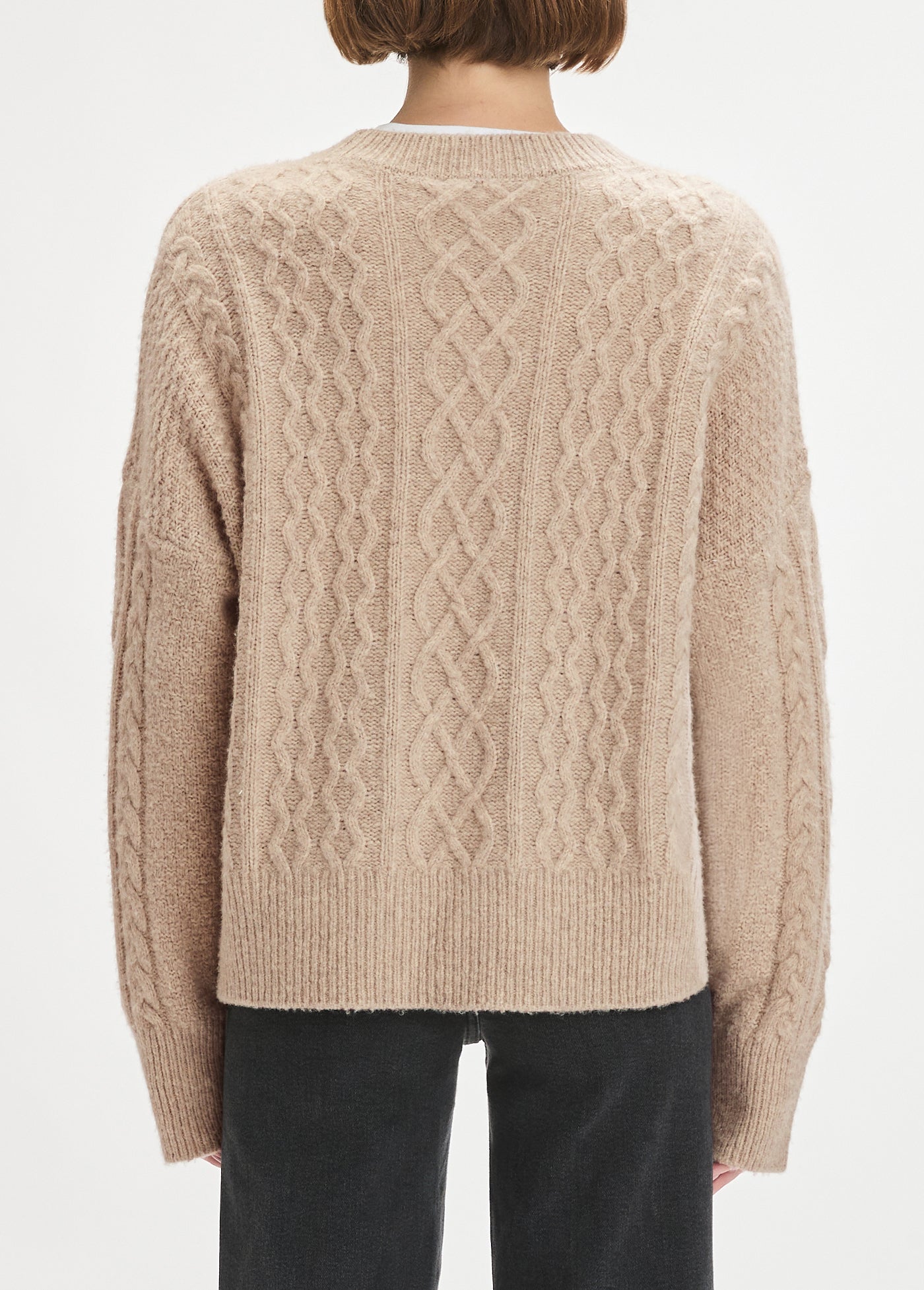 The Oversized Cable Sweater | Tawny Birch