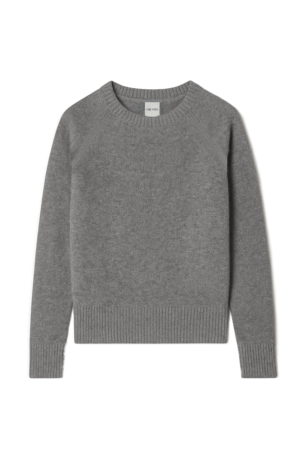 Finn Cashmere Sweater | Stone-Grey