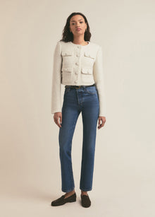 white boucle