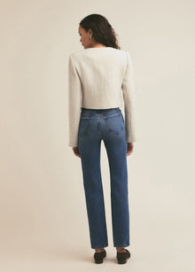white boucle