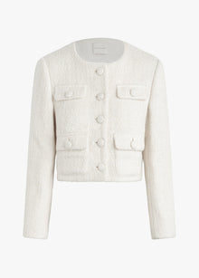 white boucle