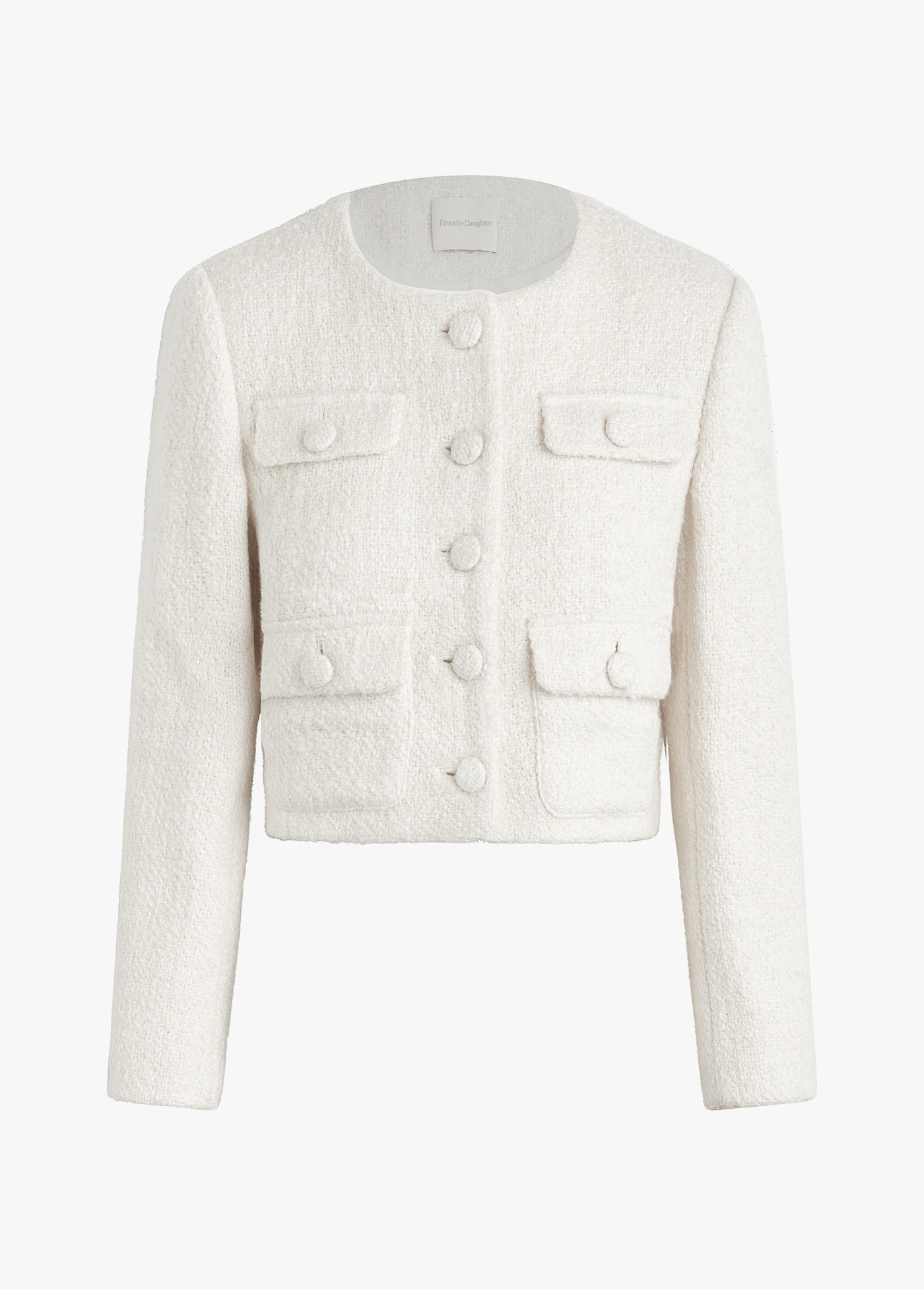 white boucle