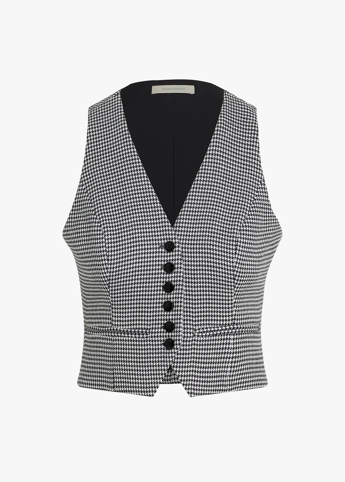 black white houndstooth