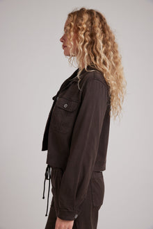 Flap Pocket Utility Jacket | Quartz Brown