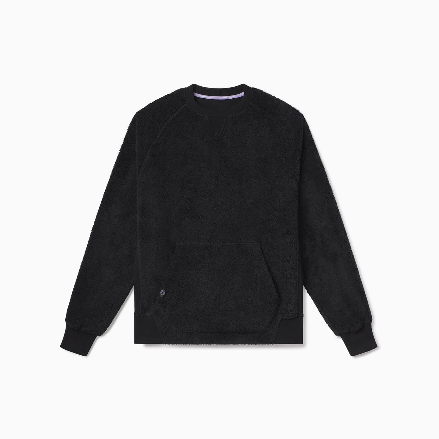 Sherpa Fleece Lounge Crew | Black
