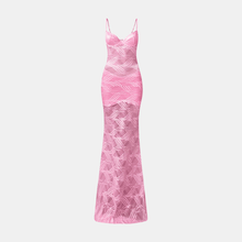 OW Collection FLORA Maxi Dress Dress 126 - Hot Pink