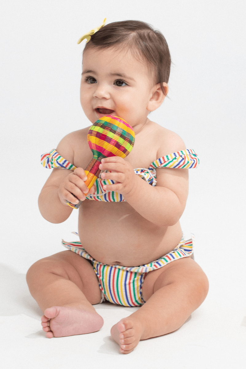 Kids | Cabana Bikini Set | Fun Stripe