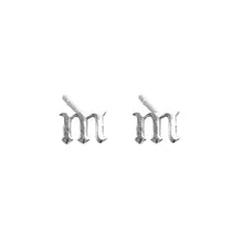 The Gothic Initial Earrings (Lowercase) | Gold Vermeil