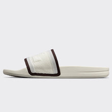 Women | Big Logo TechLoom Slide | Ivory x Chocolate