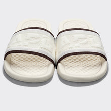 Women | Big Logo TechLoom Slide | Ivory x Chocolate