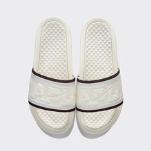 Women | Big Logo TechLoom Slide | Ivory x Chocolate