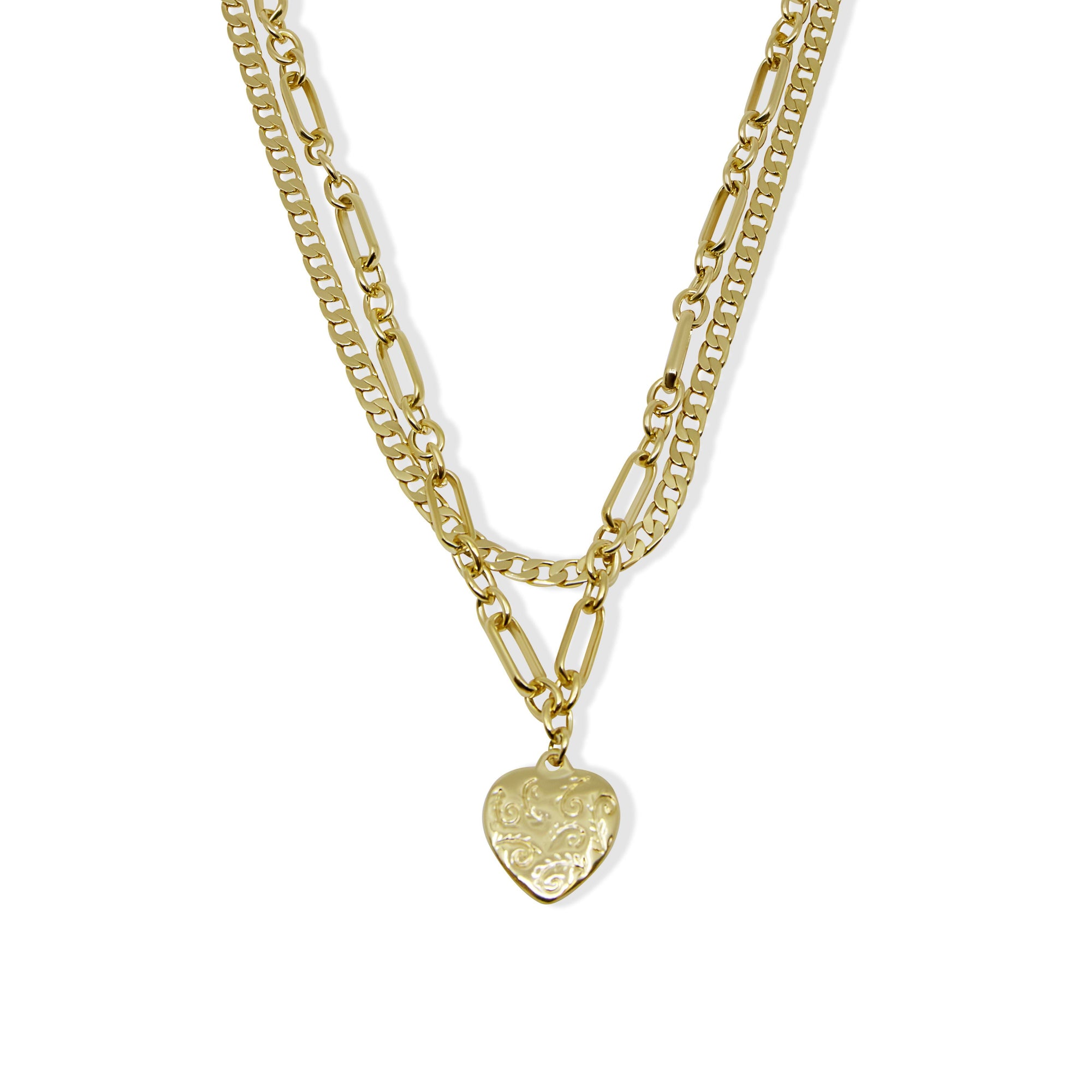 The Osea Heart Necklace | Gold-Plated