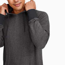 Lightweight Modal French Terry Hoodie | Gray/Black