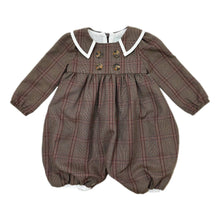 Blair Estate Tweed Romper | Brown