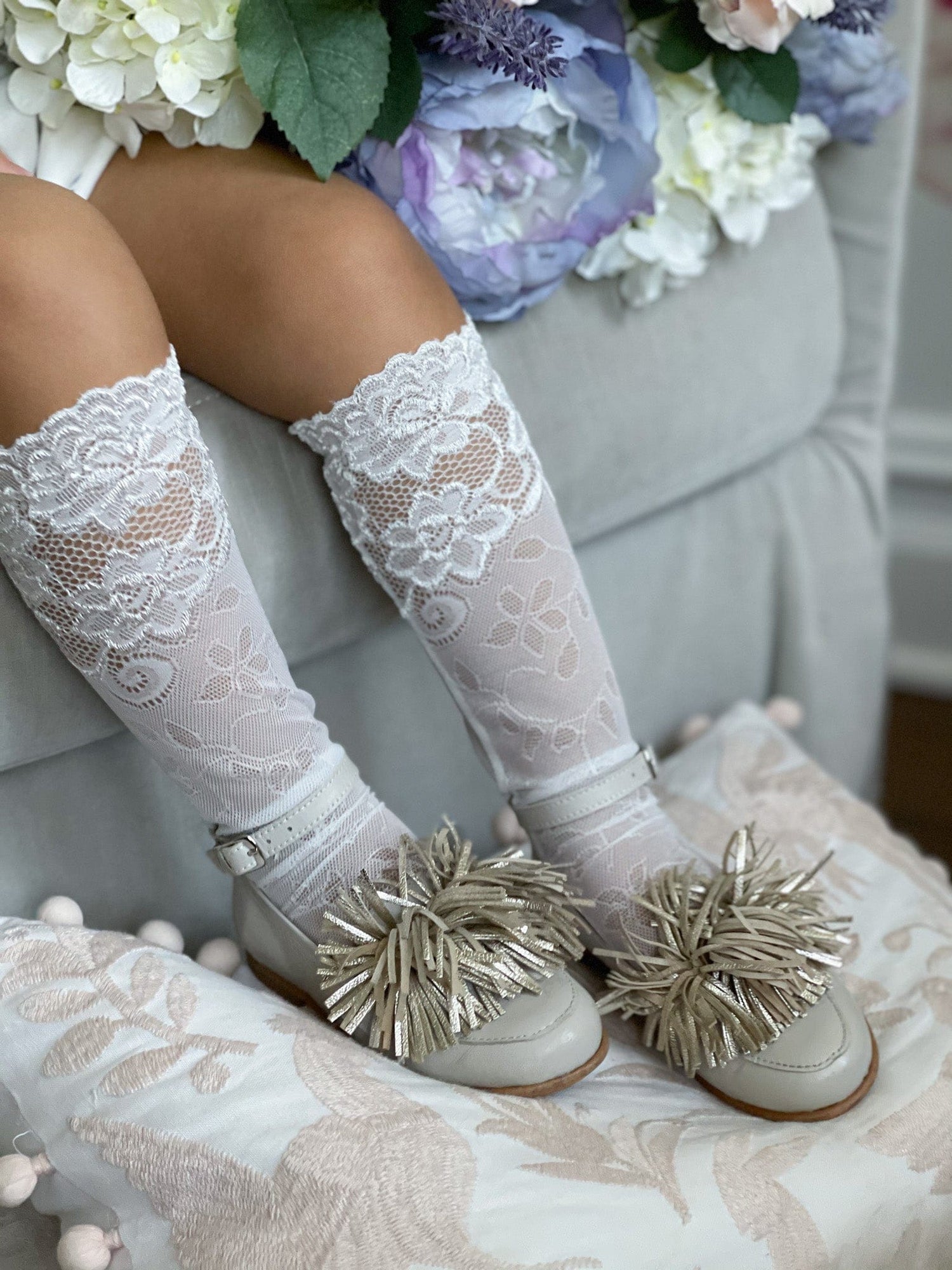 Flora Lace Socks - Petite Maison Kids