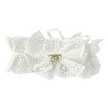 Alexis White Lace Hair Sash | White