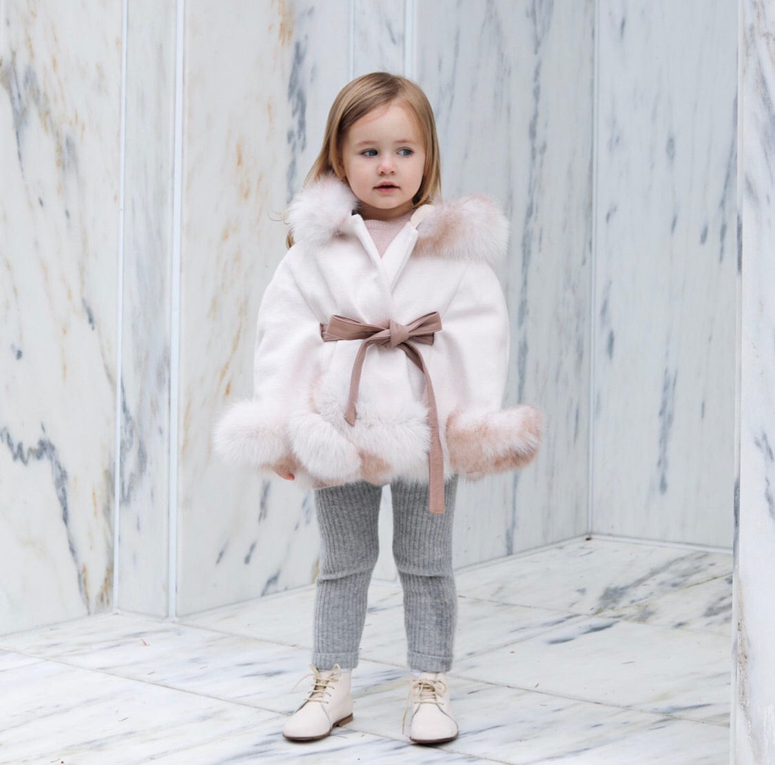 Siberian Dream Wool Cape - Petit Maison Kids