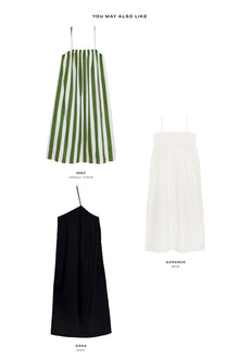 Inez Dress | Verdant Stripe