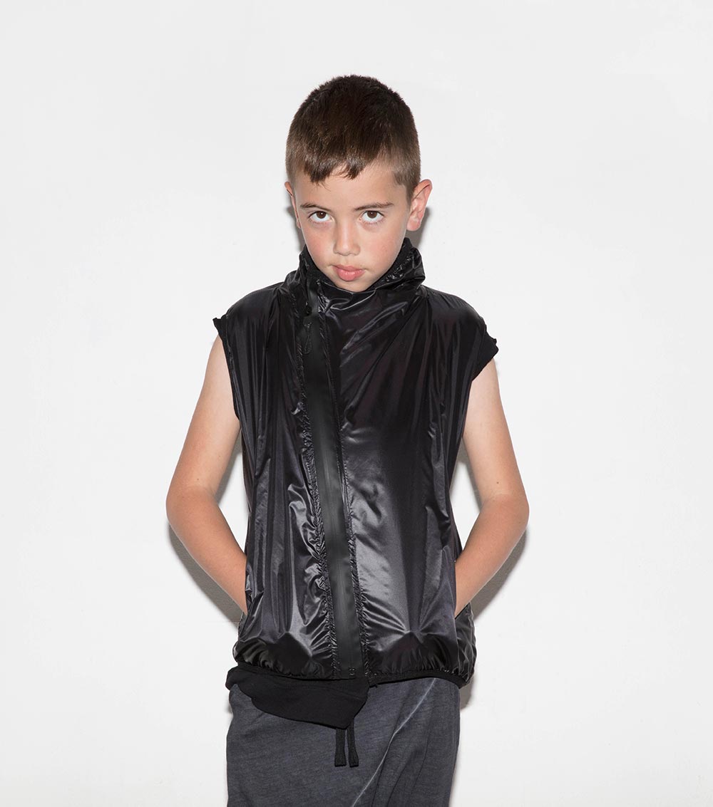 Kid | Nylon Vest | Black