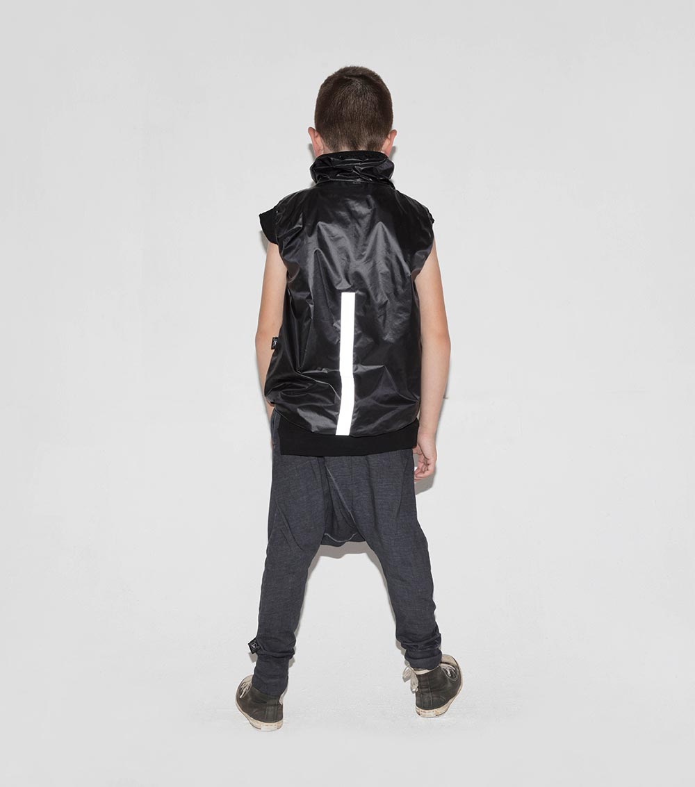 Kid | Nylon Vest | Black