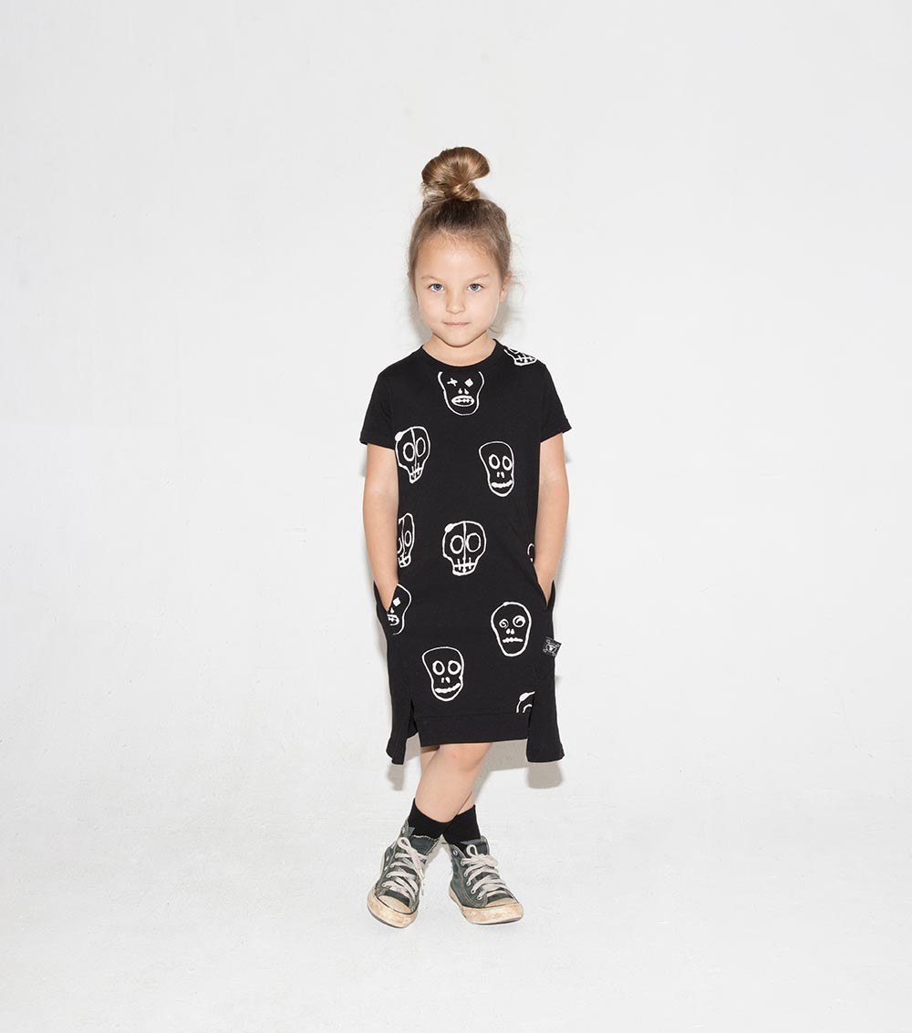 Kid | Skull Mask A Dress | Black