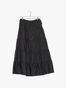 Tiered Maxi Skirt | Black